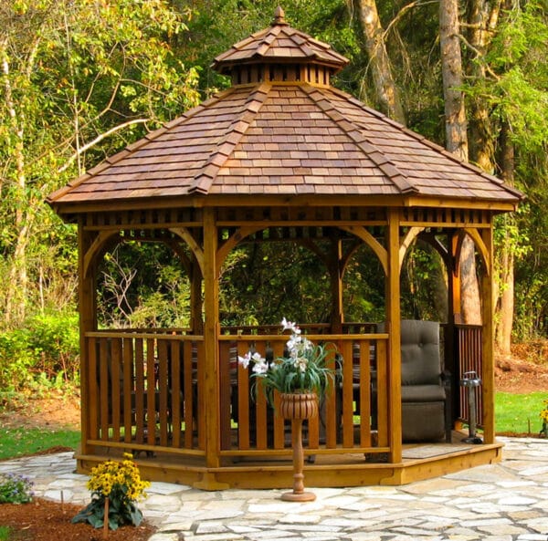 Western Red Cedar Gazebo Outdoor Living Today 3