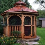 Western Red Cedar Gazebo Outdoor Living Today 5