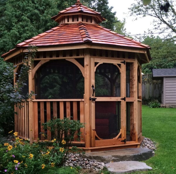 Western Red Cedar Gazebo Outdoor Living Today 5