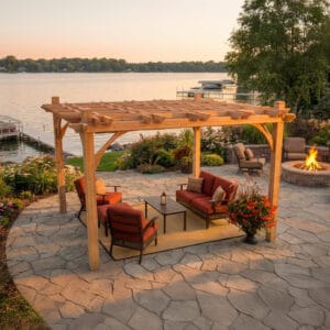 10x10 Breeze Pergola Kit Western Red Cedar Pergola Kit Outdoor Living Today Cedar Pergola 18