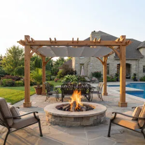 12x12 Breeze Pergola Kit Western Red Cedar Pergola Kit Outdoor Living Today Cedar Pergola 12