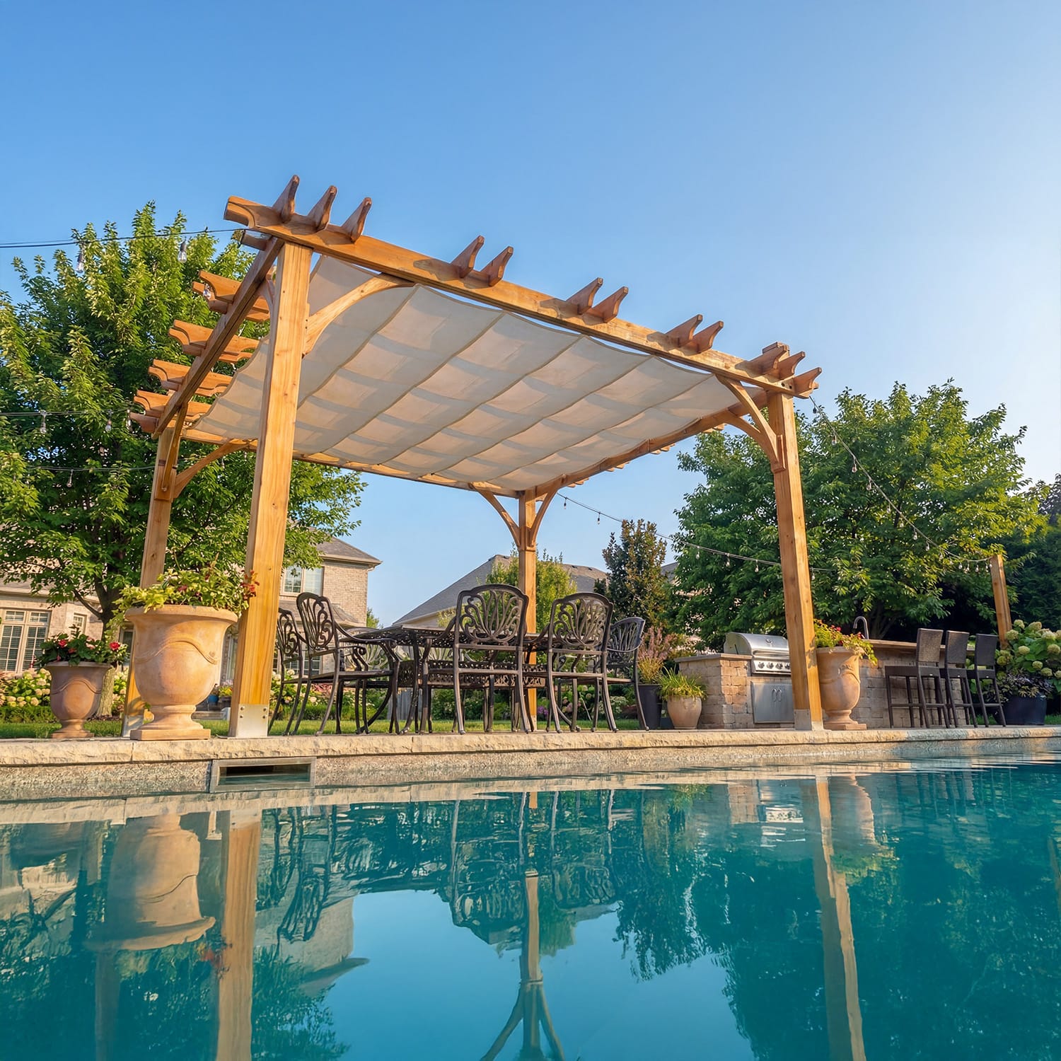 12x12 Breeze Pergola Kit Western Red Cedar Pergola Kit Outdoor Living Today Cedar Pergola 14