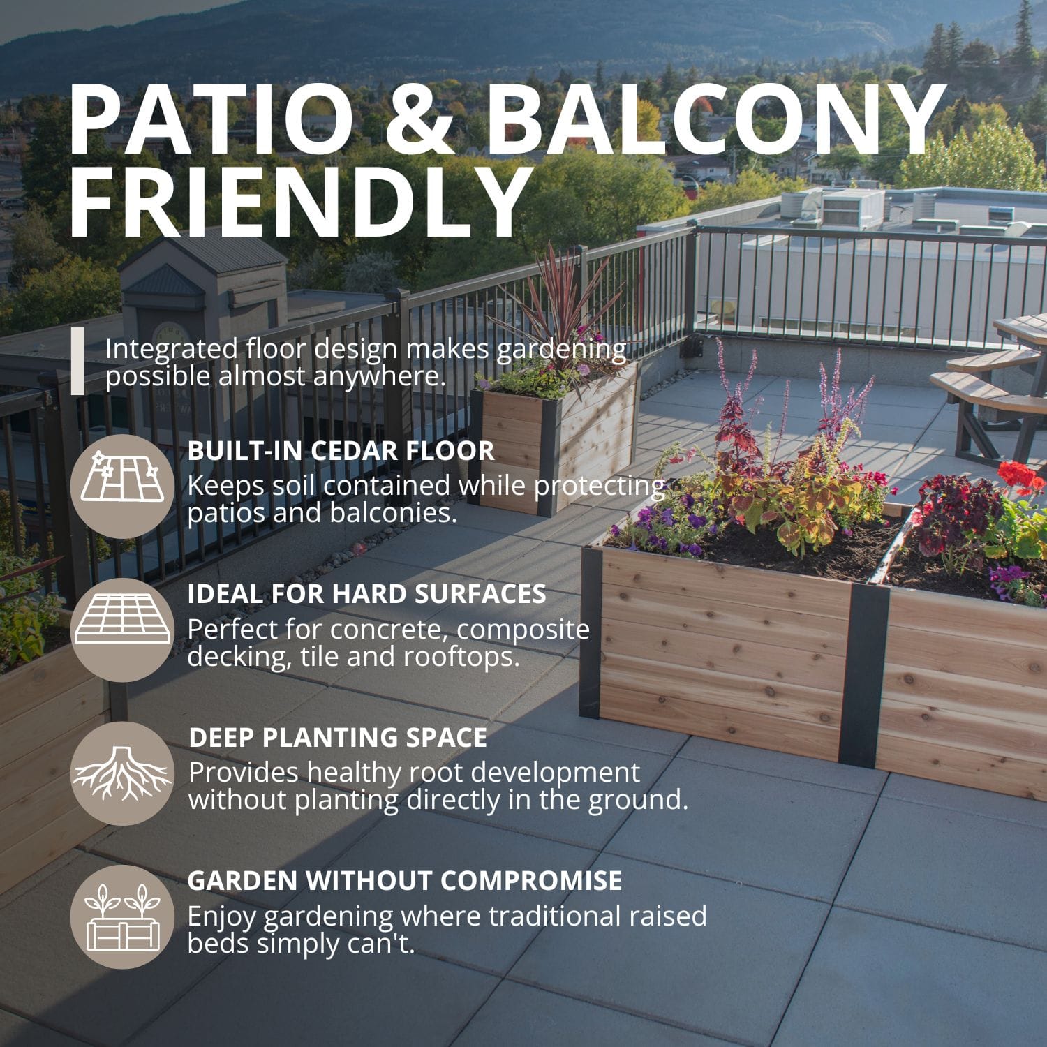 Urban Cedar Raised Garden Bed | 4 ft × 1.5 ft 2 Urban Garden Bed Outdoor Living Today Garden Bed – Western Red Cedar Kit 20 2
