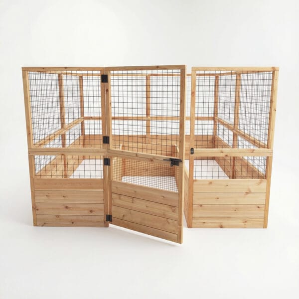 12x8 Deer Fence Options For Raised Garden Bed Outdoor Living Today Western Red Cedar Kit 6