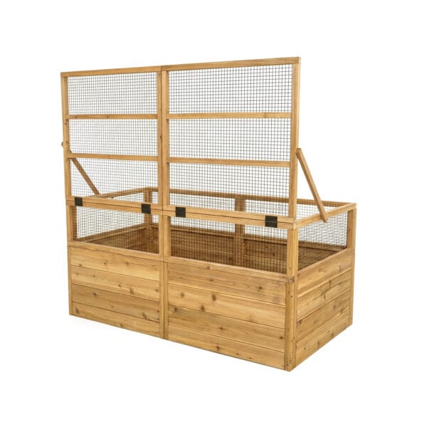 Western Red Cedar Trellis Lid – Raised Garden Bed Accessory 4 Trellis Option For Raised Garden Bed Outdoor Living Today Western Red Cedar Kit 4