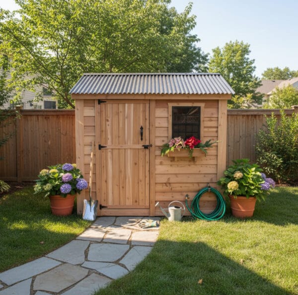 8×4 Cedar Shed - SpaceSaver Single Door – Lean-To Storage Kit 2 SpaceSaver 8x4 Double Door Cedar Shed Outdoor Living Today Western Red Cedar Shed 6