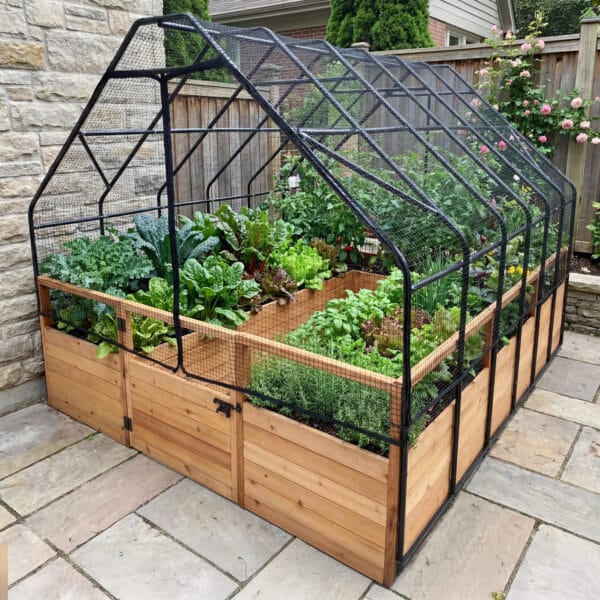 Birdnetting Kit Raised Garden Bed 8x8 Western Red Cedar Outdoor Living Today Garden Kit. 10 jpg