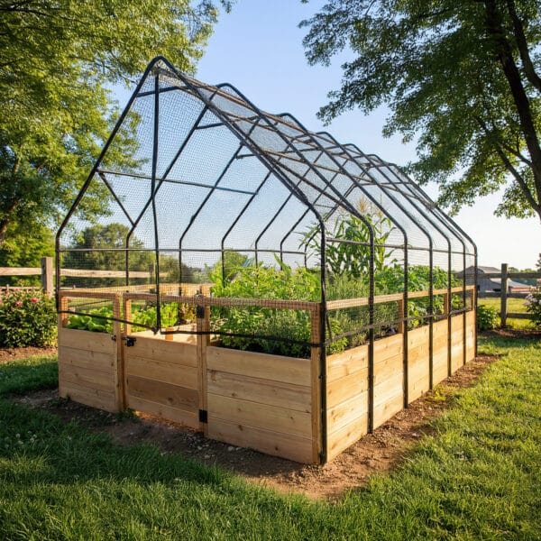 Raised Cedar Garden Bed | 8 ft × 12 ft 13 RB812ft Raised Garden Bed Birdnetting Kit Outdoor Living Today Western Red Cedar Raised Garden Bed Kit 5