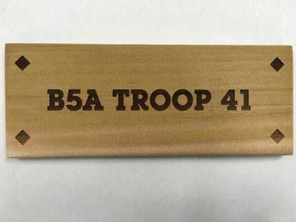 Western Red Cedar Wall Plaque – Rustic Sign for Home or Garden Decor 7 RISCH