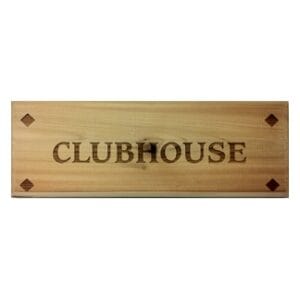 Western Red Cedar Plaque