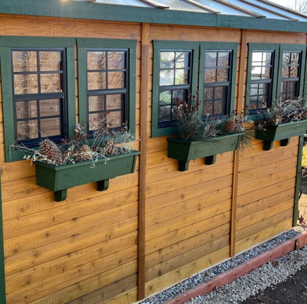 Western Red Cedar Flower Box – Rustic Wood Planter for Outdoors 7 cedar flowerbox 7