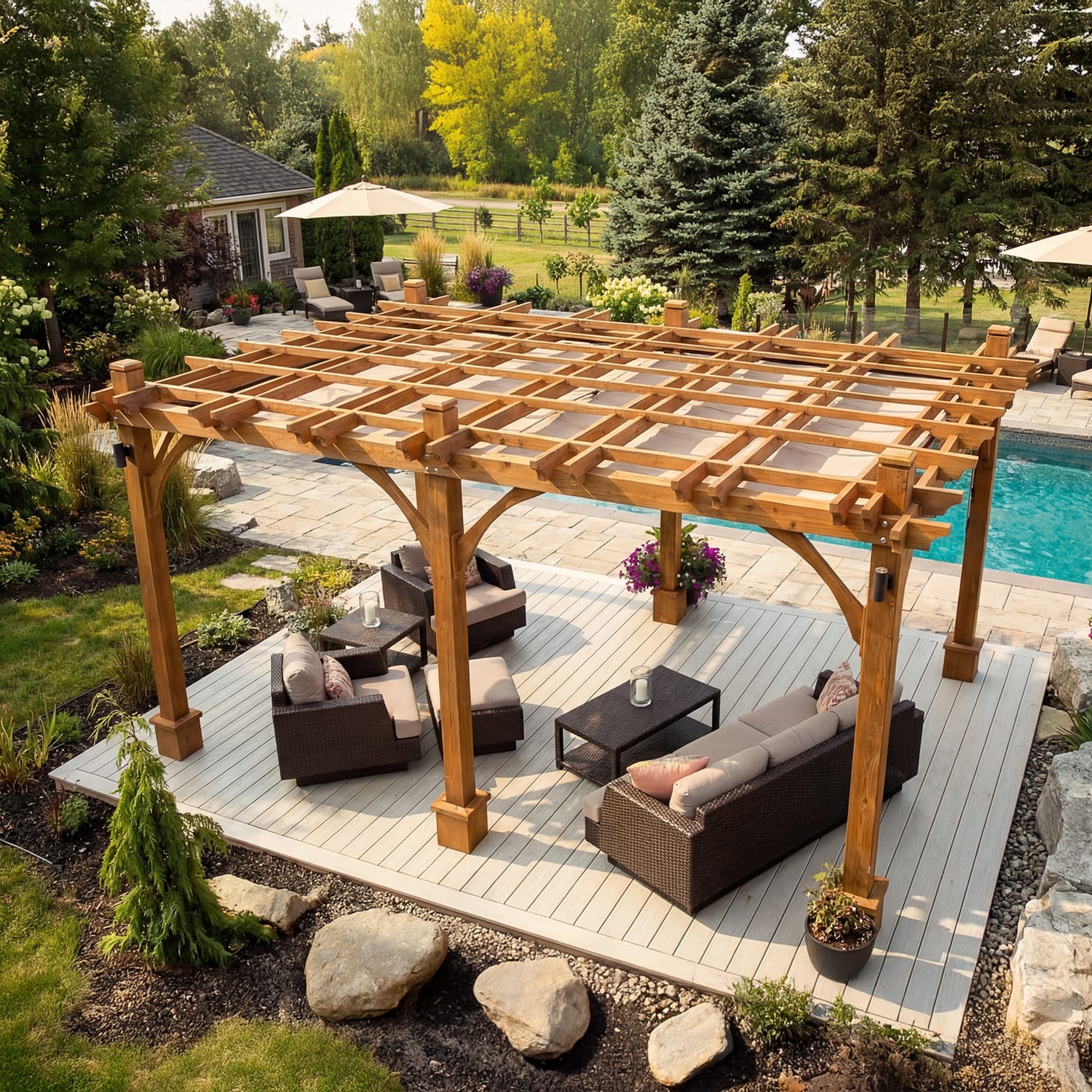 Garden Pergola Outdoor Living