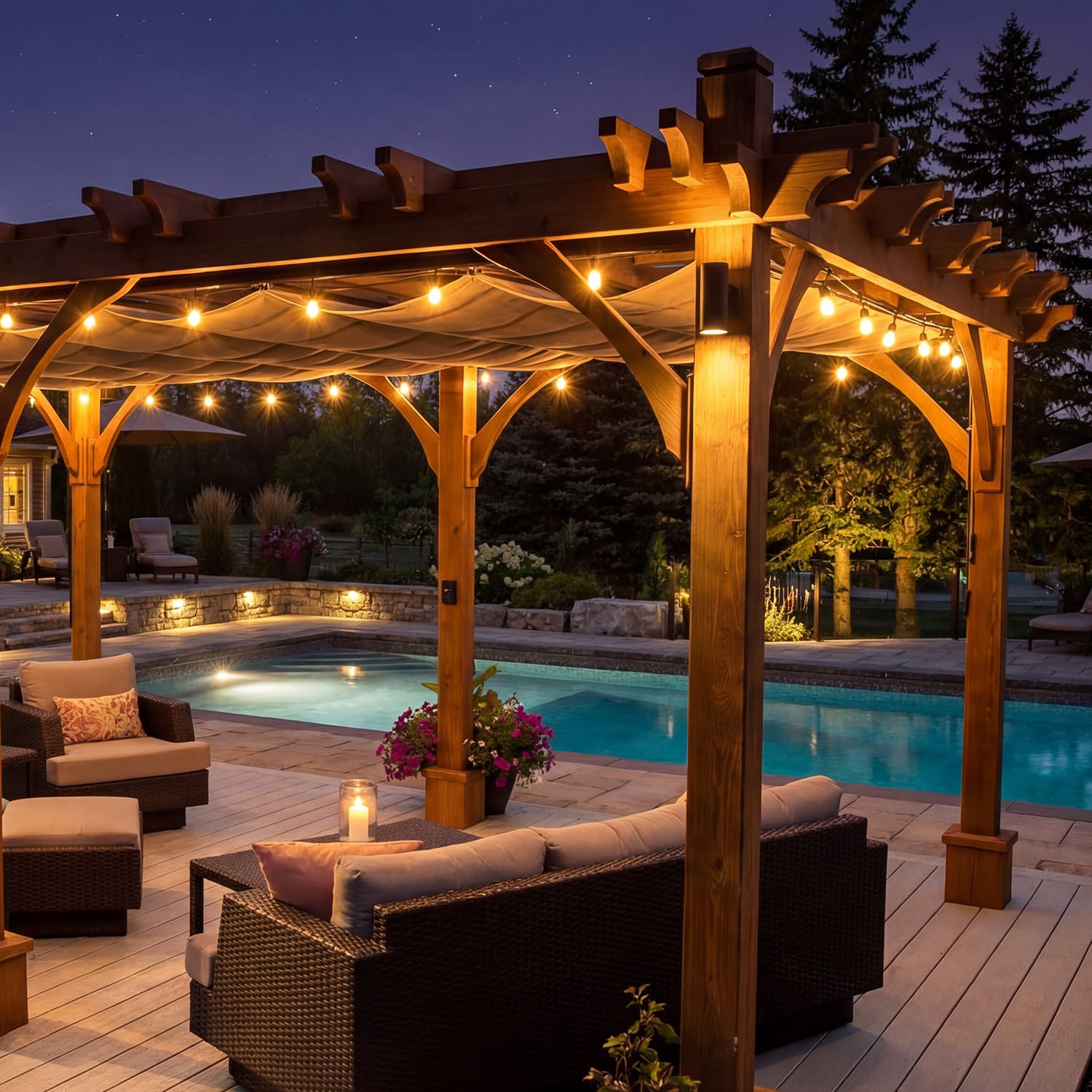 10x16 Breeze Pergola Kit Western Red Cedar Pergola Kit Outdoor Living Today Cedar Pergola 15