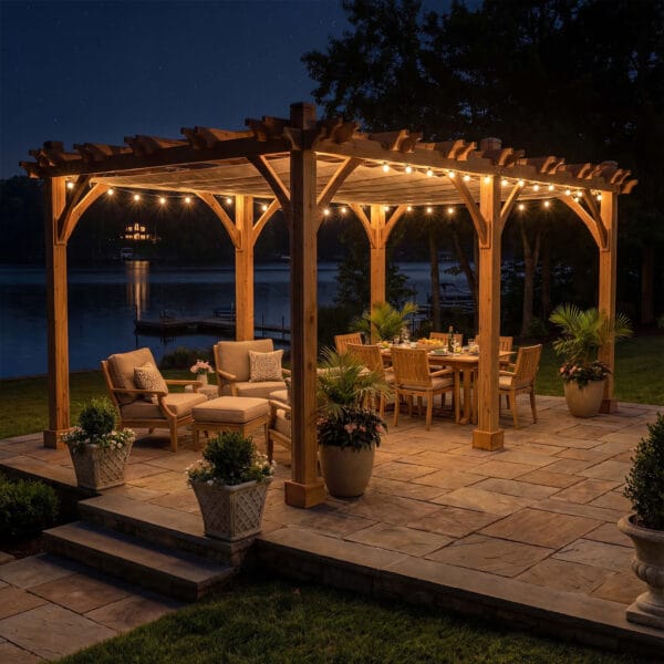 12x16 Breeze Pergola Kit Western Red Cedar Pergola Kit Outdoor Living Today Cedar Pergola 12