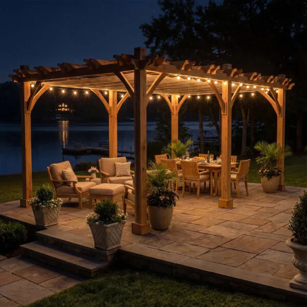12x16 Breeze Pergola Kit Western Red Cedar Pergola Kit Outdoor Living Today Cedar Pergola 12