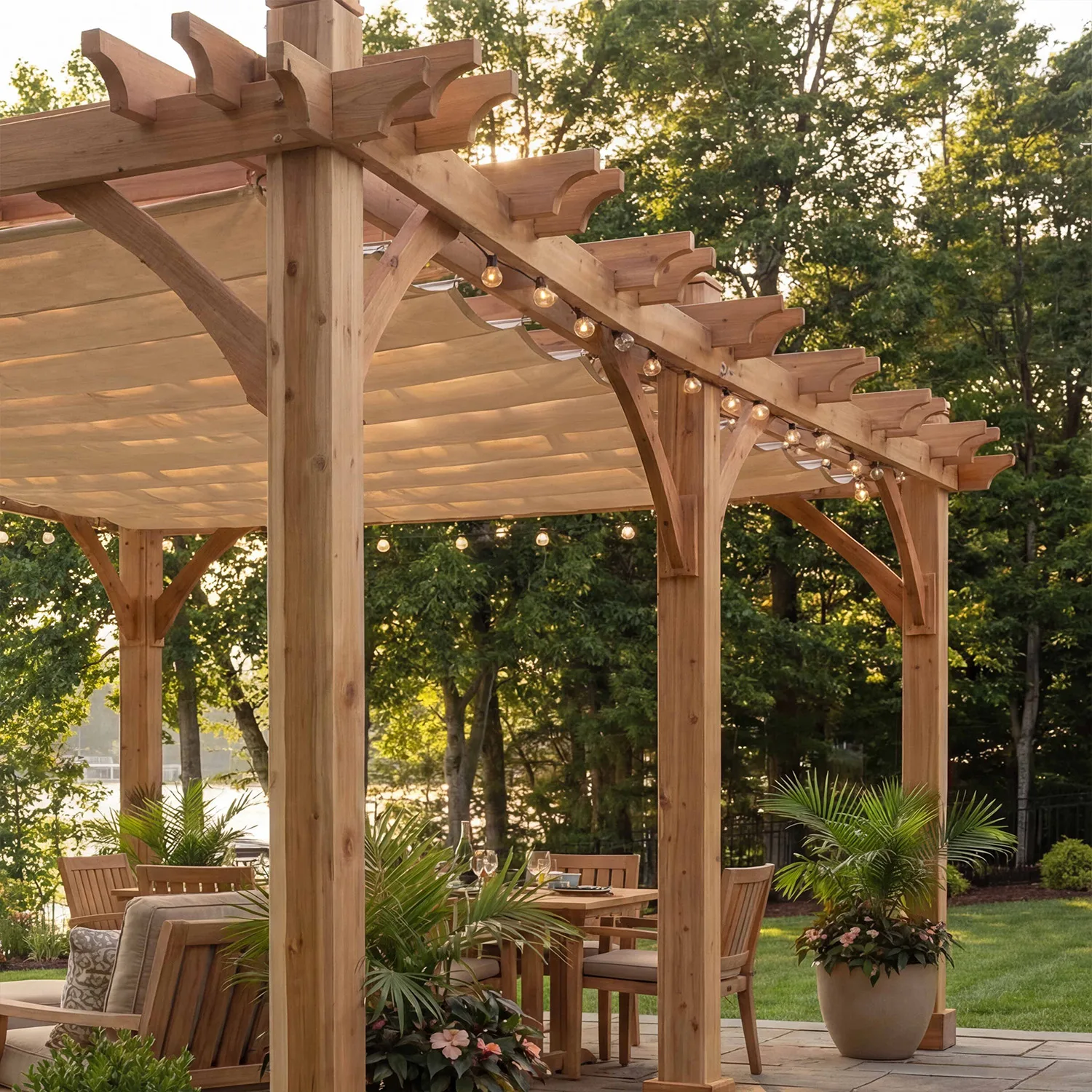 12x16 Breeze Pergola Kit Western Red Cedar Pergola Kit Outdoor Living Today Cedar Pergola 15.jpg
