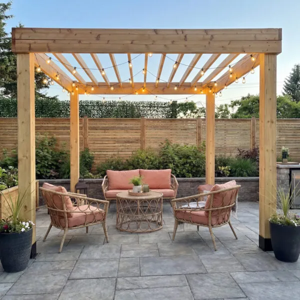 Urban Escape Pergola – Western Red Cedar Structure 2 Urban Escape Pergola Kit Western Red Cedar Pergola Kit Outdoor Living Today Cedar Pergola 2