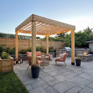 Western Red Cedar Urban Escape Pergola – Outdoor Shade Structure