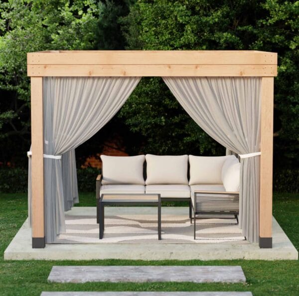 Western Red Cedar Urban Escape Pergola – Outdoor Shade Structure 8 Urban Pergola Western Red Cedar Outdoor Living Today 7
