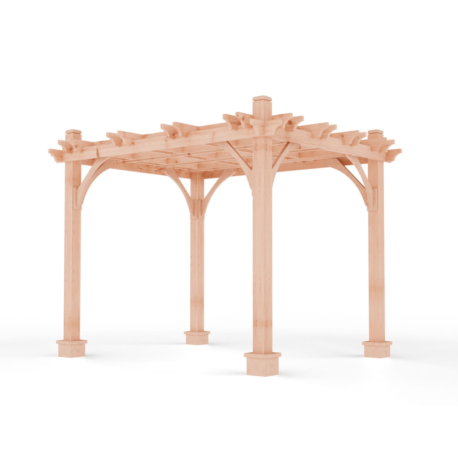 Weestern red cedar pergola Outdoor living today 810