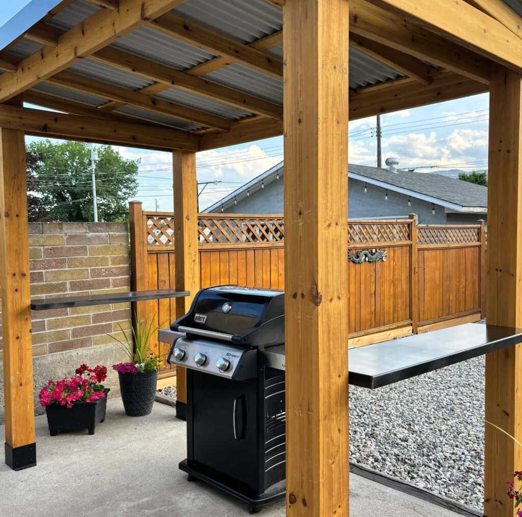 BBQ Shelter Grill Gazebo Western Red Cedar Outdoor Living Today 4