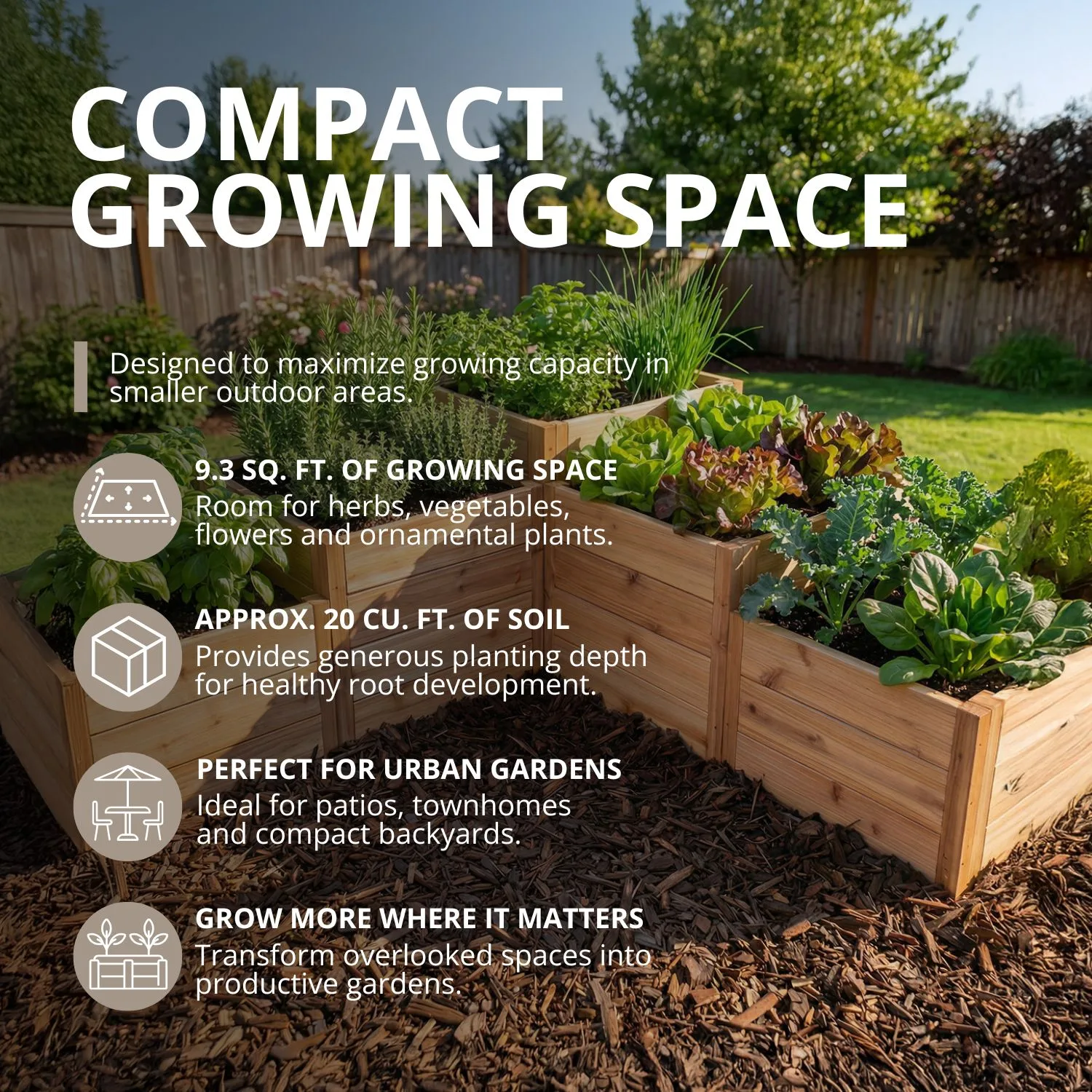 Tiered Garden Bed Outdoor Living Today Garden Bed Feature Card