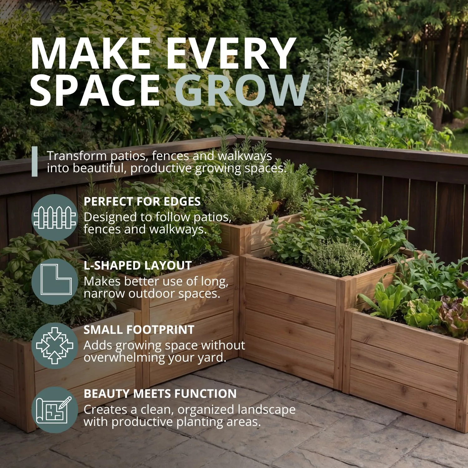 Tiered Garden Bed Outdoor Living Today Garden Bed Feature Card