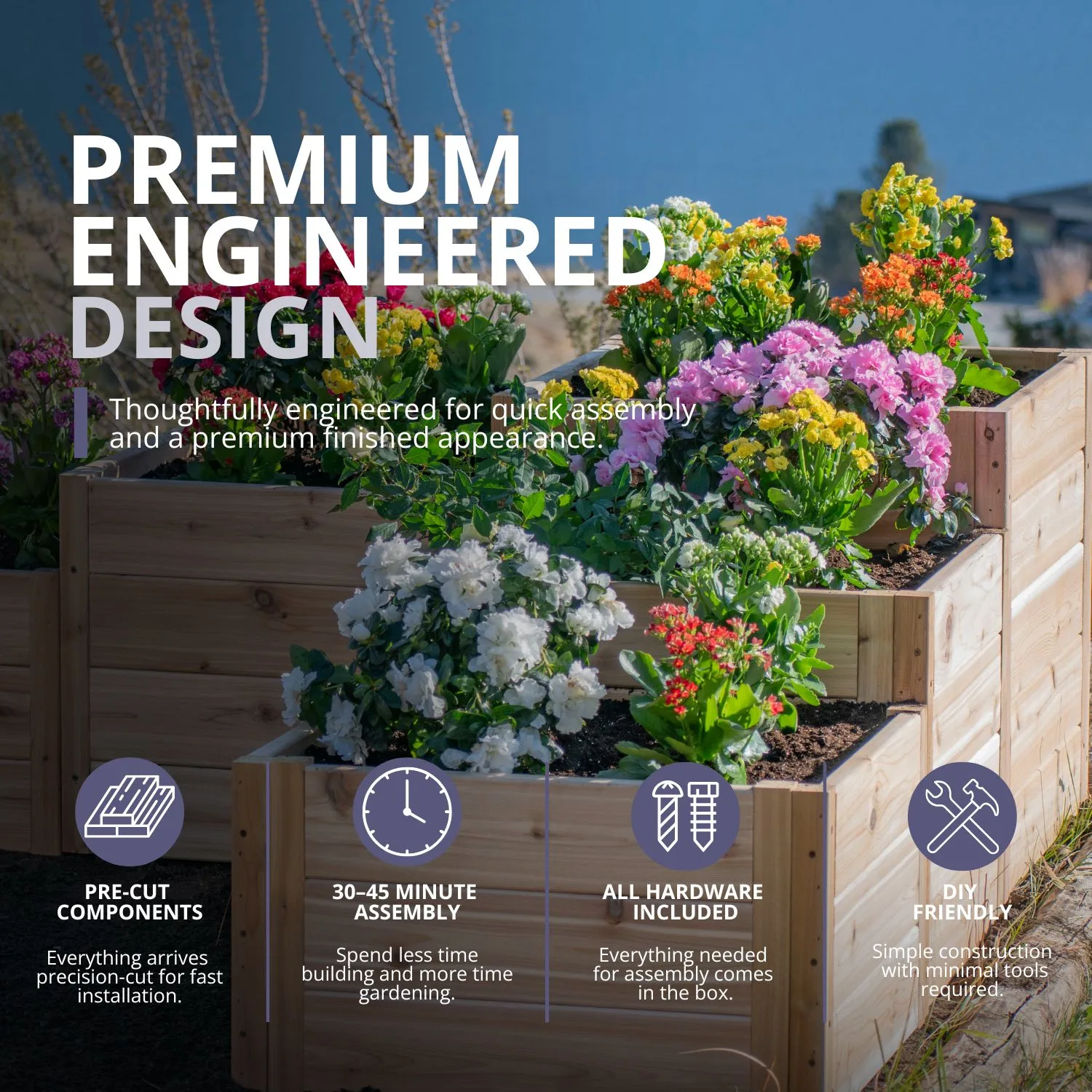 Tiered Garden Bed Outdoor Living Today Garden Bed Feature Card