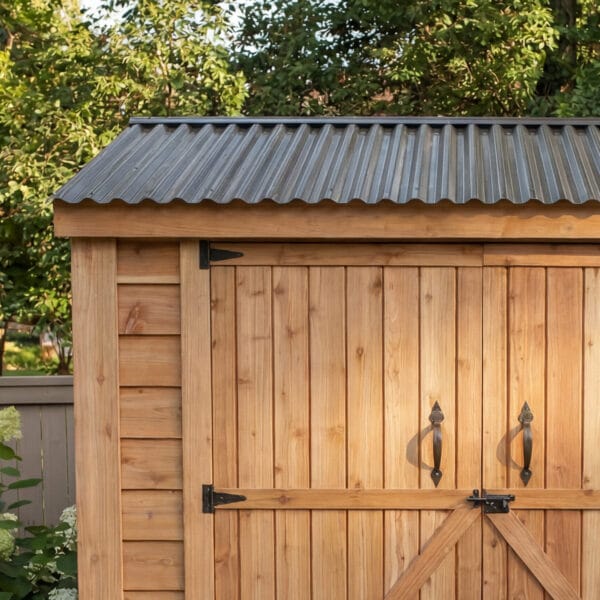8×4 Cedar Shed - SpaceSaver Double Door – Lean-To Storage Kit 19 Space Saver 8x4 Double Door Shed Kit Outdoor Living Today Western Red Cedar Shed Kit 39