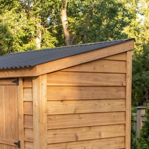 8×4 Cedar Shed - SpaceSaver Double Door – Lean-To Storage Kit 18 Space Saver 8x4 Double Door Shed Kit Outdoor Living Today Western Red Cedar Shed Kit 50