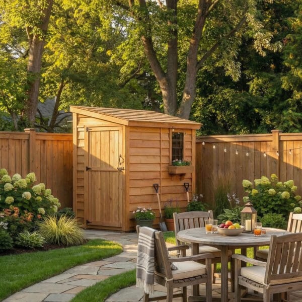 8×4 Cedar Shed - SpaceSaver Side Door – Lean-To Storage Kit 7 8x4 SpaceSaver Western Red Cedar Side Door Shed Kit Outdoor Living Today 2