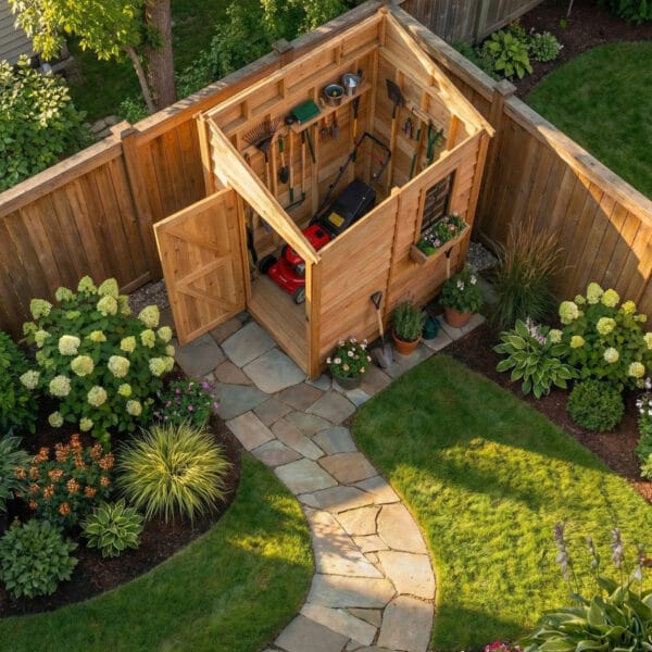 8×4 Cedar Shed - SpaceSaver Side Door – Lean-To Storage Kit 3 8x4 SpaceSaver Western Red Cedar Side Door Shed Kit Outdoor Living Today 3