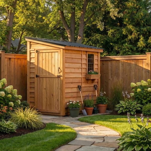 8×4 Cedar Shed - SpaceSaver Side Door – Lean-To Storage Kit 5 8x4 SpaceSaver Western Red Cedar Side Door Shed Kit Outdoor Living Today 5