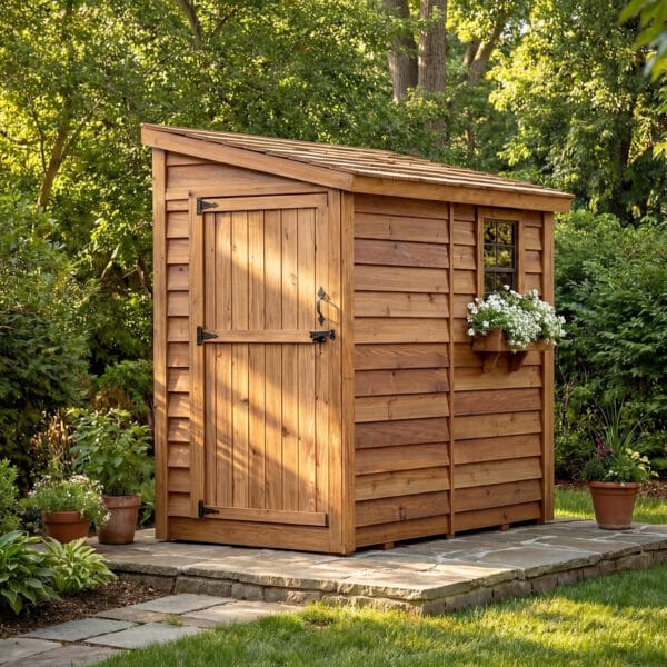 Space Saver 8x4 Side Door Shed Kit Outdoor Living Today Western Red Cedar Shed Kit 32