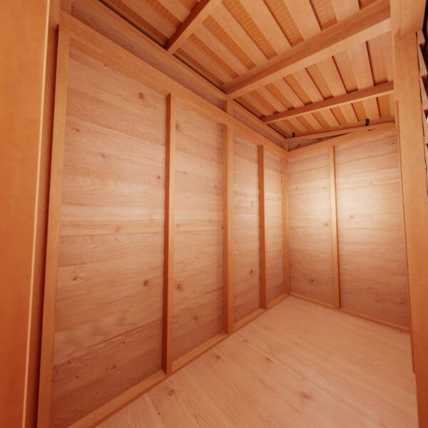 8×4 Cedar Shed - SpaceSaver Side Door – Lean-To Storage Kit 9 ss84 side