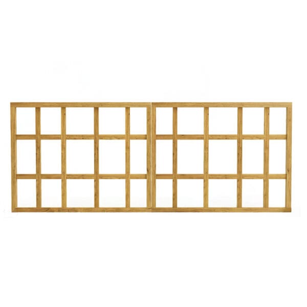 8ft Western Red Cedar Lattice Lattice Option for Raised Garden Bed Kit Outdoor Living Today Cedar 1 1