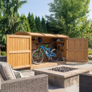 8x3 Oscar Storage Shed western red cedar shed outdoor living today cedar shed kit 16