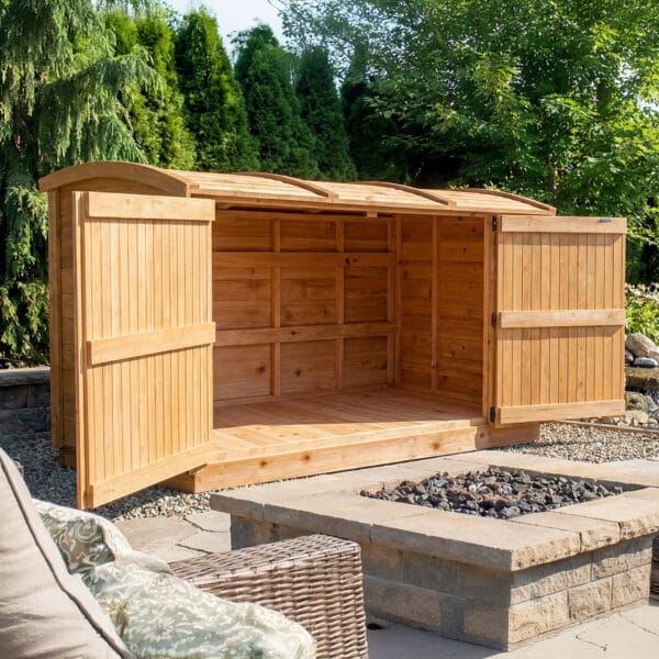 8x3 Oscar Storage Shed western red cedar shed outdoor living today cedar shed kit 17