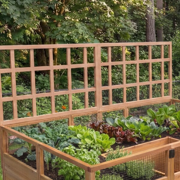 Raised Garden Bed 8x5 Western Red Cedar Gardening Kit Outdoor Living Today Raised Garden Bed 10