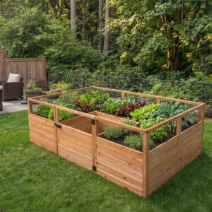 Raised Cedar Garden Bed | 8 ft × 5 ft
