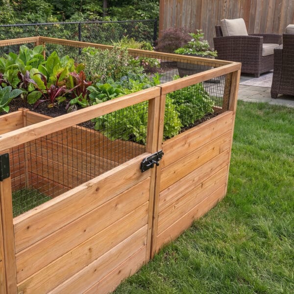 Raised Garden Bed 8x5 Western Red Cedar Gardening Kit Outdoor Living Today Raised Garden Bed 6