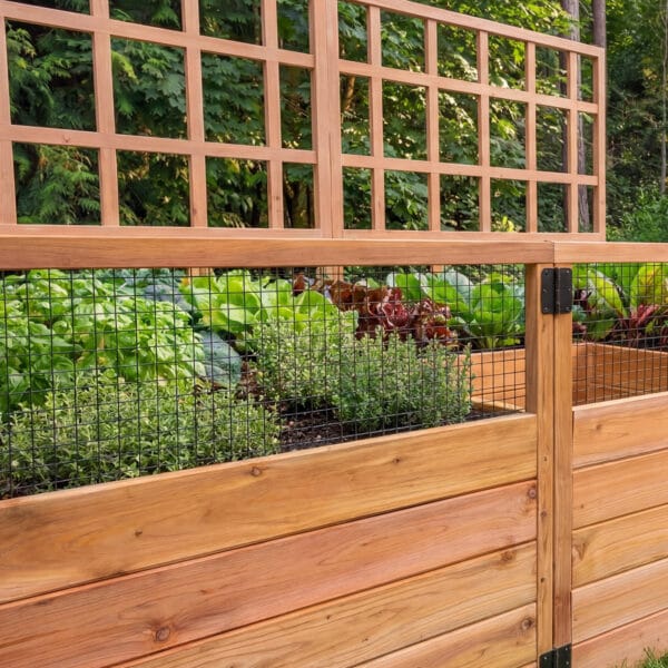 Raised Garden Bed 8x5 Western Red Cedar Gardening Kit Outdoor Living Today Raised Garden Bed 8