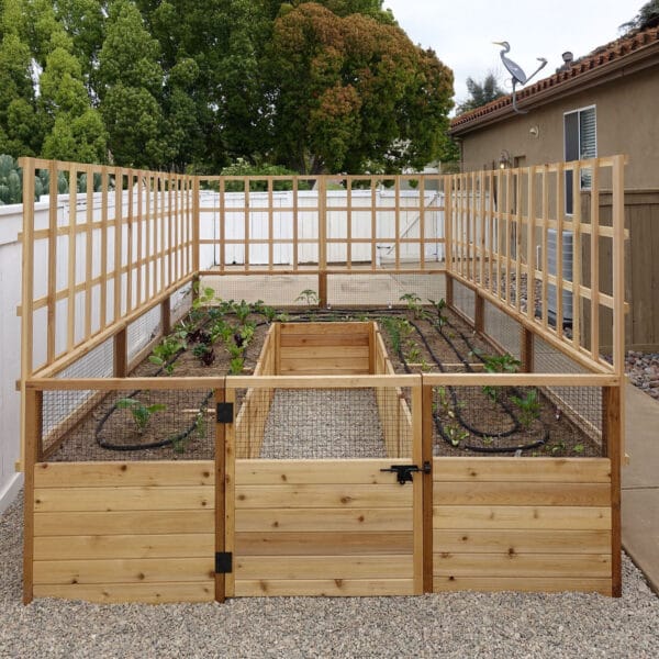 Western Red Cedar Lattice Lattice Option for Raised Garden Bed Kit Outdoor Living Today Cedar 10