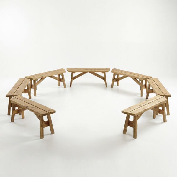 Western Red Cedar Bench | Gazebo Seating & Outdoor Bench 5 Gazebo Bench 2