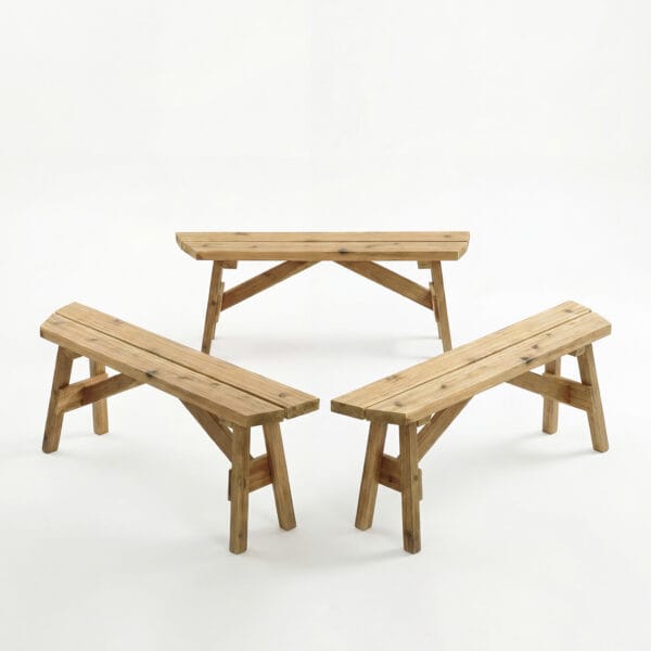 Western Red Cedar Bench | Gazebo Seating & Outdoor Bench 7 Gazebo Bench 3