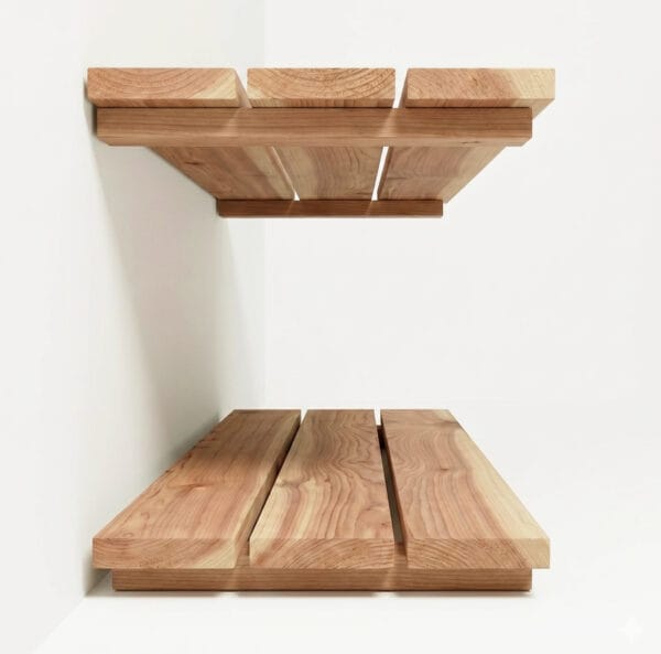 Western Red Cedar Shed Shelves – Set of 2 3 GGC 63 Cedar Shelf Outdoor Living Today 4
