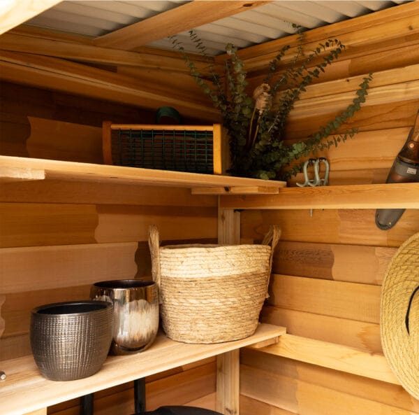 Western Red Cedar Shed Shelves – Set of 2 8 GGC 63 Cedar Shelf Outdoor Living Today 5