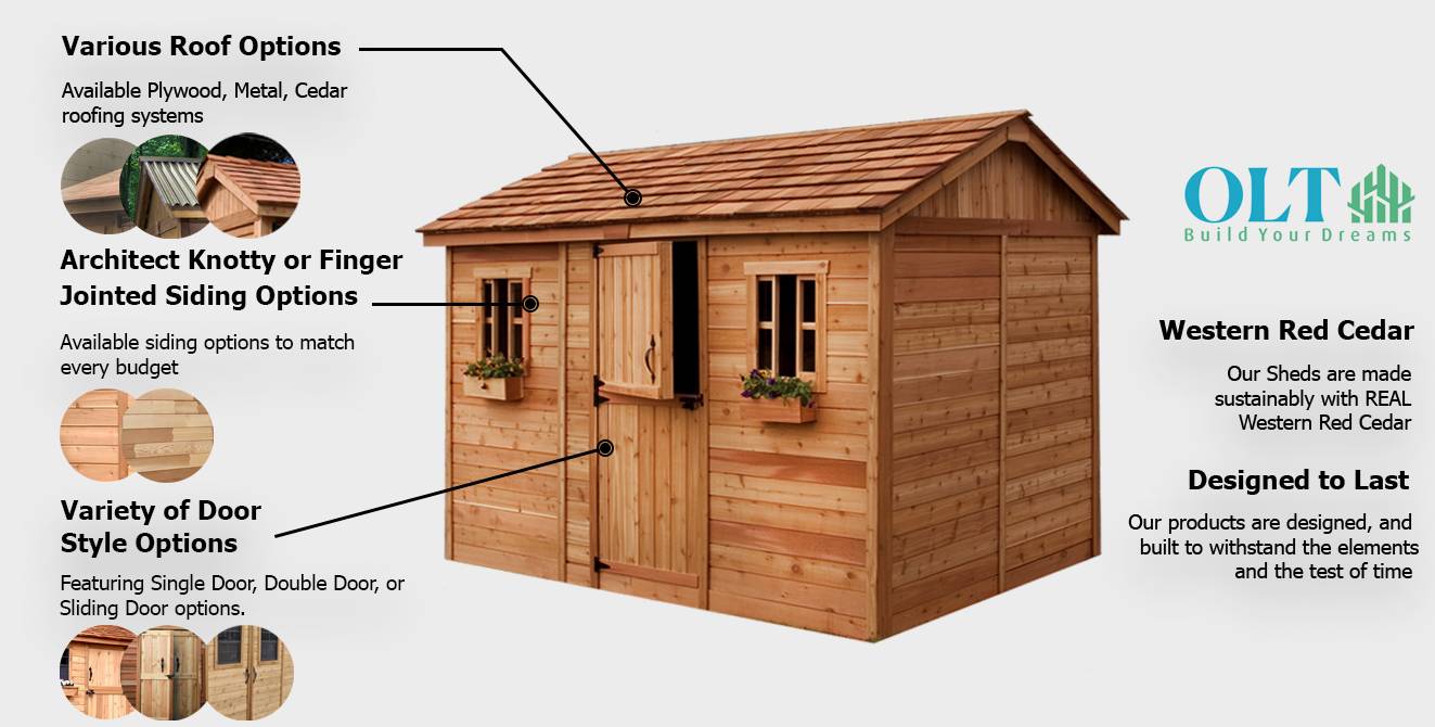 Outdoor Living Today - Western Red Cedar Kits